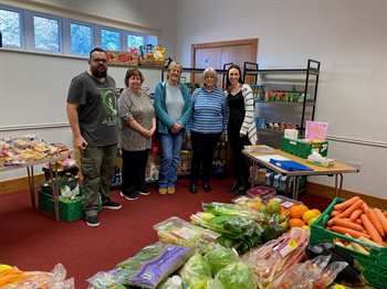 St Athan Food Pantry launch - Foodshare staff 10 January 2023